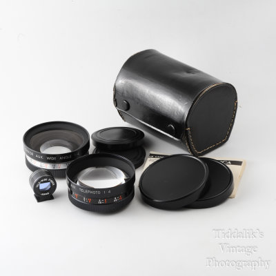 01 Yashica Electro 35 Telephoto f4 & Wide Angle f4 Auxiliary Lens Kit with Case Viewfinder Caps and Instructions.jpg