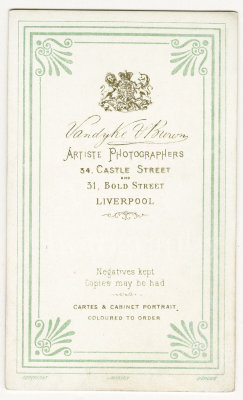 CDV Carte de Visite Photo