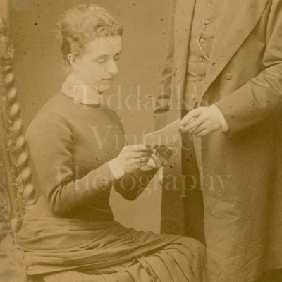 Cabinet Card Photo Constance Jane Nelson Daughter of 3rd Earl Horatio Nelson