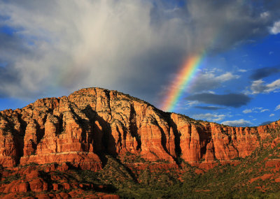 0013-3B9A3206-Rainbow over Lee Mountain, Sedona-.jpg