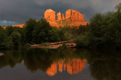 0081-IMG_3382-Reflections of Cathedral Rock at Sunset.jpg