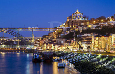 O Douro entre o Porto e Gaia