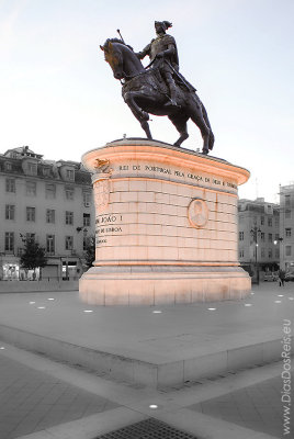 King John the 1st at Praça da Figueira (Fig tree Sq.)