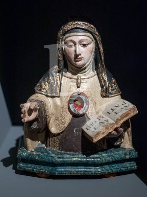 Santa Teresa d' vila / Busto Relicrio (Sc. XVIII)