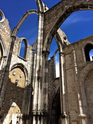 Convento and Museu Arqueológico do Carmo-- Lisbon,Portugal