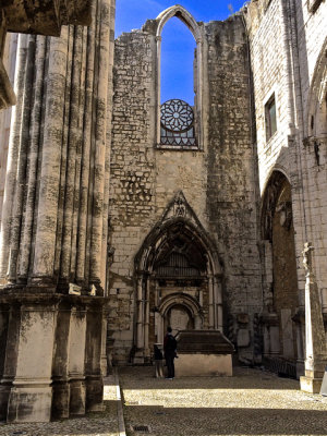 Convento and Museu Arqueolgico do Carmo-- Lisbon,Portugal