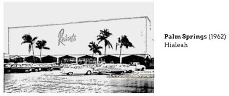 1962 - the new Richards Department Store opened on Palm Springs Mile
