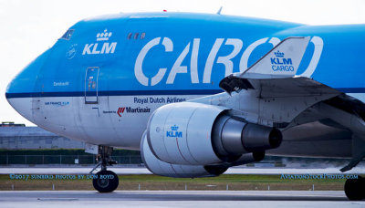 2017 MIA Ramp Tour - KLM Cargo B747-406F(ER) PH-CKA taxiing out for takeoff 