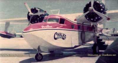 1976 - Chalk's International Airlines Mallard painted in Bicentennial colors at Watson Island