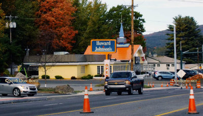 Howard Johnson's Restaurant in Lake George, New York - the last remaining one in America