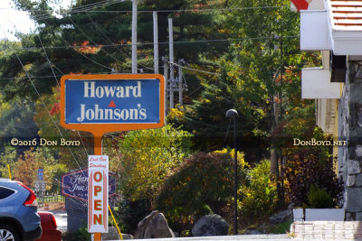 October 2016 - the last remaining Howard Johnson's Restaurant in America in Lake George, New York