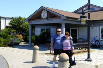 August 2016 - Don and Karen at Provincetown Municipal Airport, Cape Cod