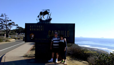 November 2016 - Don and Karen Boyd at Cabrillo National Monument, Point Loma, California