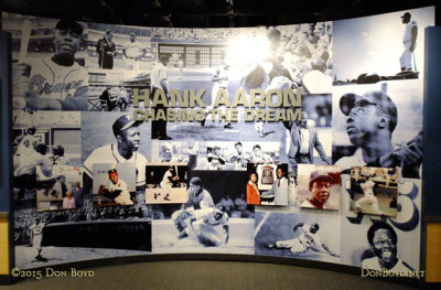 June 2015 - Hank Aaron exhibit at the National Baseball Hall of Fame Museum