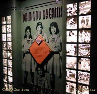 June 2015 - Diamond Dreams display at the National Baseball Hall of Fame Museum