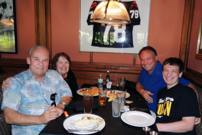 July 2015 - Don, Karen, cousin Mitch Bassi and his son John Bassi