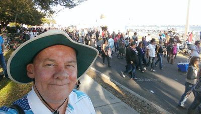January 2015 - Don Boyd at the Gasparilla Invasion Parade of Pirates on Bayshore Boulevard in Tampa