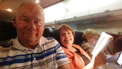February 2015 - Don and Karen Boyd returning to Ft. Lauderdale on a Southwest Airlines flight from Tampa