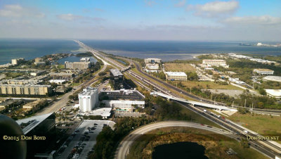 February 2015 - on final approach to Tampa International Airport