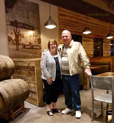 2016 - Karen and Don Boyd at Karl Strauss Brewing Company in Carlsbad, California
