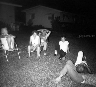 1960's - Clarice Gram Arnold, Dot & Bill Sweeney, Bill Sweeney Jr., and John Boyd with his head on Irene Anthonsen's lap