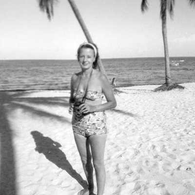1960's - Irene Anthonsen, my father's long-time off and on girlfriend at Crandon Park