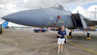 November 2016 - Kev Cook with USAF F-15C Eagle