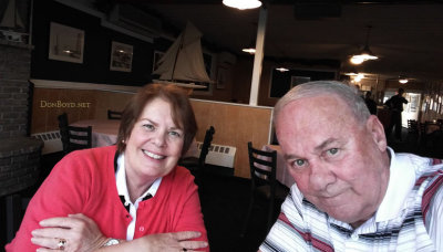 November 2015 - Karen and Don Boyd at the Kentmorr Restaurant on the Eastern Shore