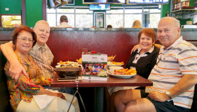 October 2015 - Lynda and Ray Kyse with Karen and Don Boyd at Duffys Sport Grill