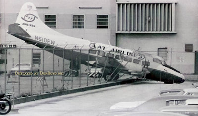 1973 - AAT Airlines (American Air Taxi) DeHavilland DH.114 Heron N510FW taxiing accident