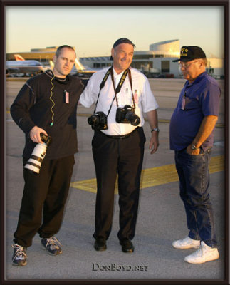 February 2006 - Joe Pries, Michel Klein and Don Boyd at Miami International Airport