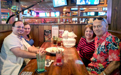 July 2017 - Jon and Donna with Karen and Don Boyd at the Miami Lakes Ale House