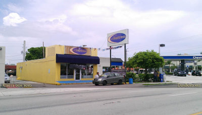 2012 - the former drive-up liquor store on north side of W. 49th Street just west of W. 12th Avenue, Hialeah
