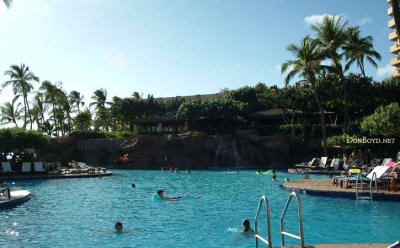 2009 - the largest pool at the Hyatt Regency on Ka'anapali Beach