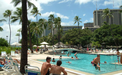 2009 - the largest pool at the Hale Koa Hotel on Waikiki Beach