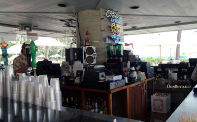 2009 - the Barefoot Bar, home of really potent drinks, at the Hale Koa Hotel