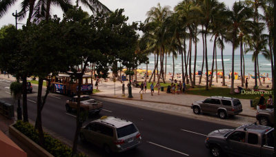 Waikiki Beach from the Hyatt Regency Waikiki
