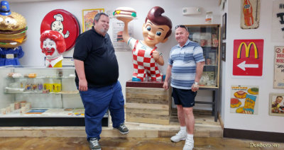 November 2016 - Sef Burger Beast Gonzalez and Don Boyd at the Burger Beast Museum in Miami