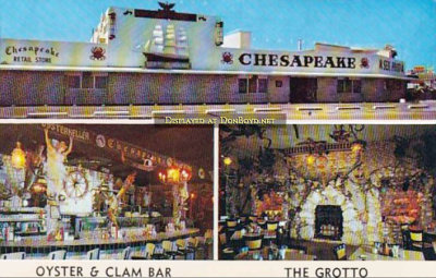 1950's - the excellent Chesapeake Sea Food House on NW North River Drive and NW 36th Street, Miami