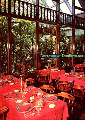 A dining room inside the Jamaica Inn on Key Biscayne