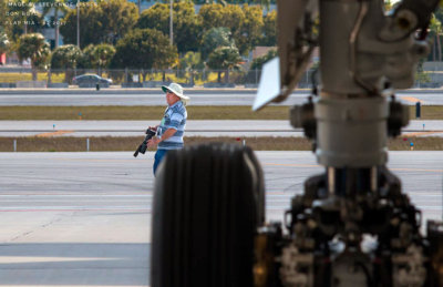 February 2017 - Don on the ramp at Miami International Airport during the 25th Annual MIA Ramp Tour