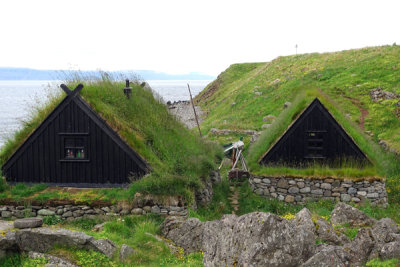 Fishing Huts, Osvor, Iceland.