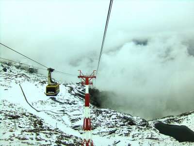 2ND STAGE ON THE KITZSTEINHORN CABLECAR 