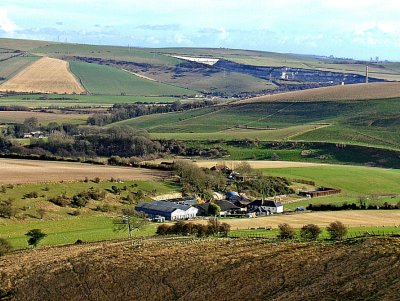 VIEW TOWARDS THE UPPER BEEDING CEMENT WORKS 