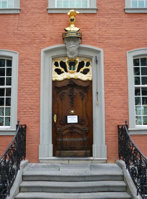 The Impressive Red House Doorway