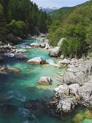 LOOKING NORTH TOWARDS THE VRSIC PASS