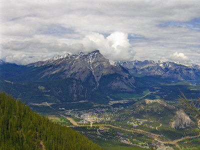  VIEW FROM SULPHUR MOUNTAIN 