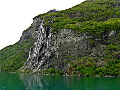 Geirangerfjord Seven Sisters Falls 