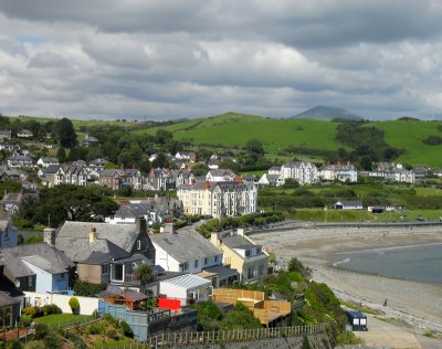 CRICCIETH VIEW FROM CASTLE