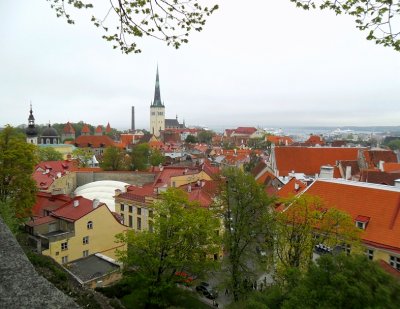 LOWER OLD TOWN VIEW FROM RAMPARTS 